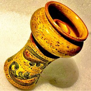 Rosenthal Netter Italy Paisley Candlestick Candle Holder Vintage Mid Century